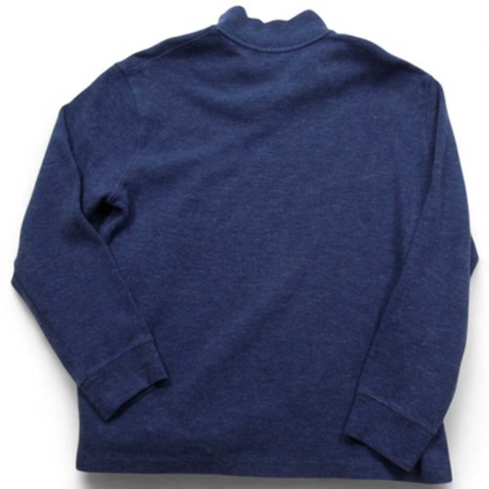 Polo Ralph Lauren Sweater Mens XL Blue Quarter Zip Pullover Red Pony Logo Casual - Picture 6 of 8